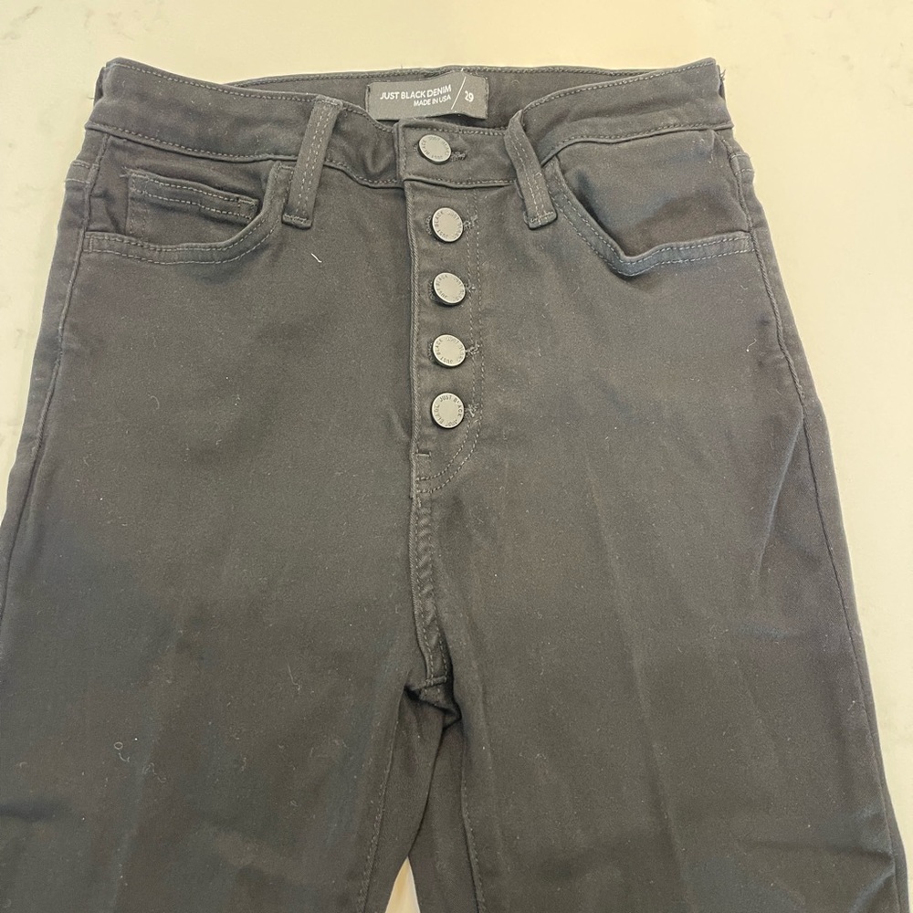 JUST BLACK DENIM